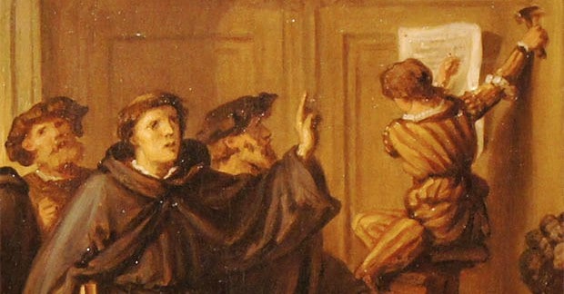 Szene aus Martin Luthers Leben