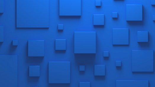 Blauer Hintergrund mit Vierecken