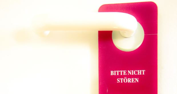 Bitte nicht stören