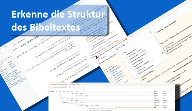 Erkenne die Struktur des Bibeltextes