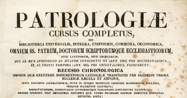 Patrologiae Cursus Completus, Series Graeca in Logos