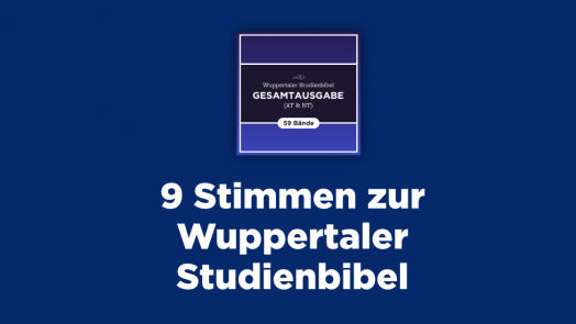 Wuppertaler Studienbibel Gesamtausgabe Meinungen und Interview