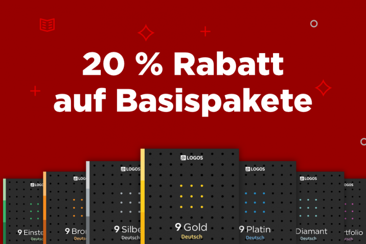 20 Prozent Rabatt auf Basispakete Aktion Logos Biblesoftware