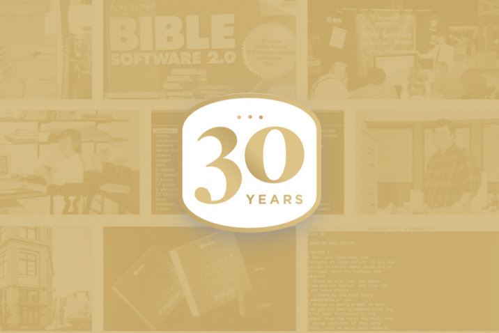 30 Jahre Logos Bibelsoftware Jubiläum