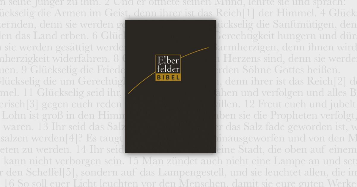 Elberfelder Bibel ELB Cover