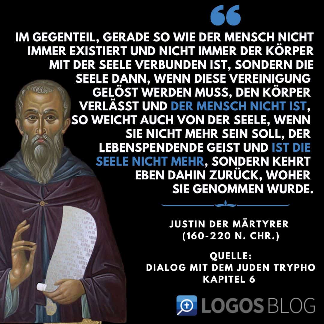 Justin der Märtyrer zum Thema Hölle